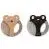 Filibabba Lot de 2 anneaux de dentition pingouin et cerf