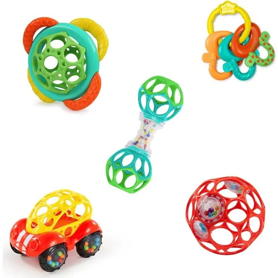 Oball Set de 5 Hochets d'Éveil