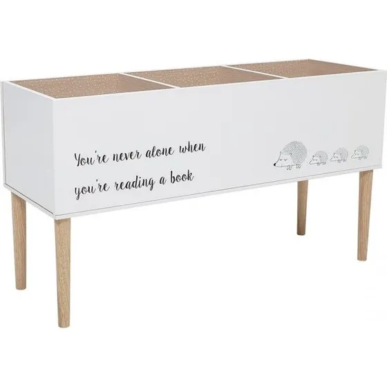 Bloomingville Bibliothèque blanche enfant 90x30x50 cm