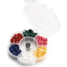 Prym Color Snaps Mini - 72 boutons pression plastiques