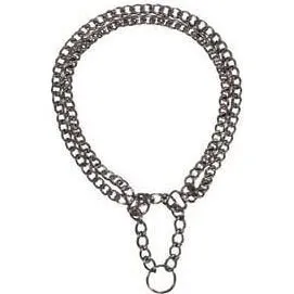 Trixie Collier Semi-Étrangleur 2 Rangs Argenté 65 cm