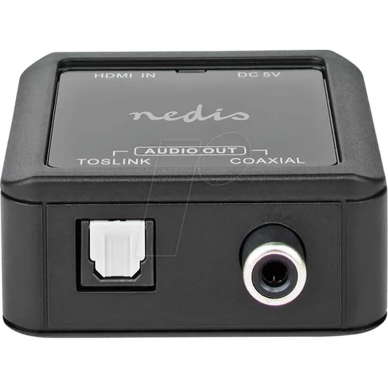 Nedis Convertisseur Audio HDMI 1x Coaxial 1x Toslink Anthracite