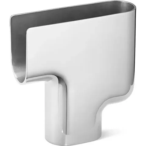 Georg Jensen Vase Nendo Moyen Acier Inox Mirror