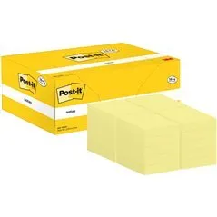 3M Post-it Notes Jaunes 38 x 51 mm (20 blocs)