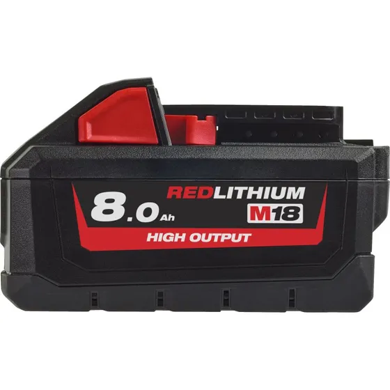 Milwaukee M18 HB8 Batterie 8Ah Red Lithium HIGH OUTPUT