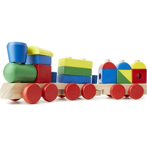 Melissa & Doug - Train en bois à empiler