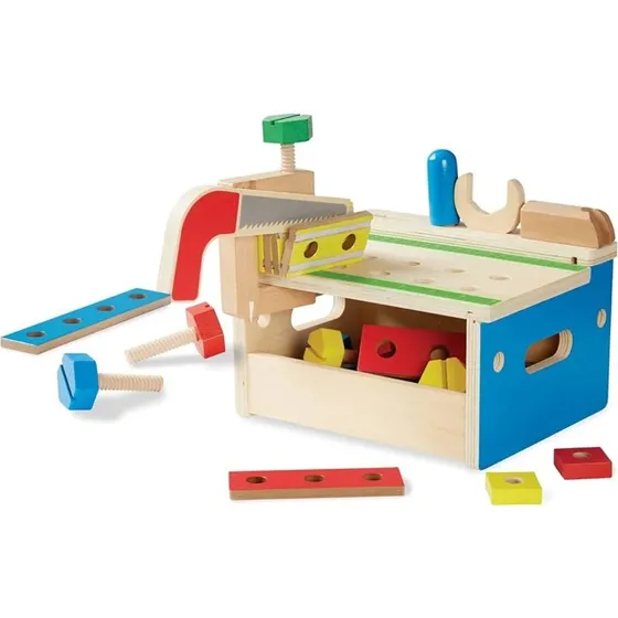 Melissa & Doug Petit établi de table avec outils