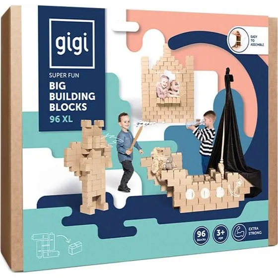 GI GI 96 blocs de construction M en carton