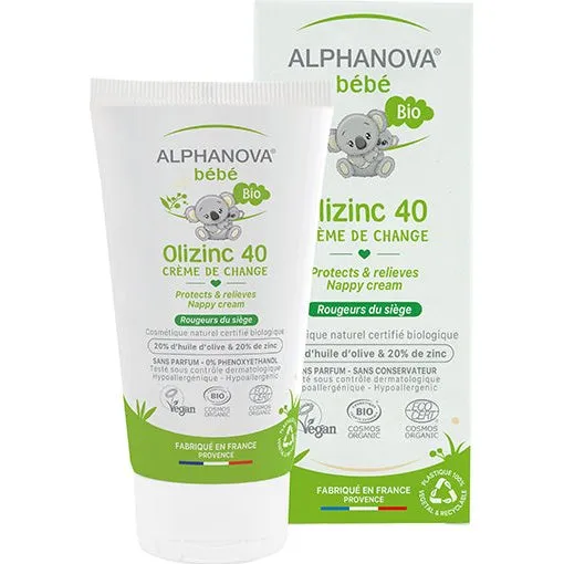Alphanova Bio Olizinc 40 Crème de Change 50g