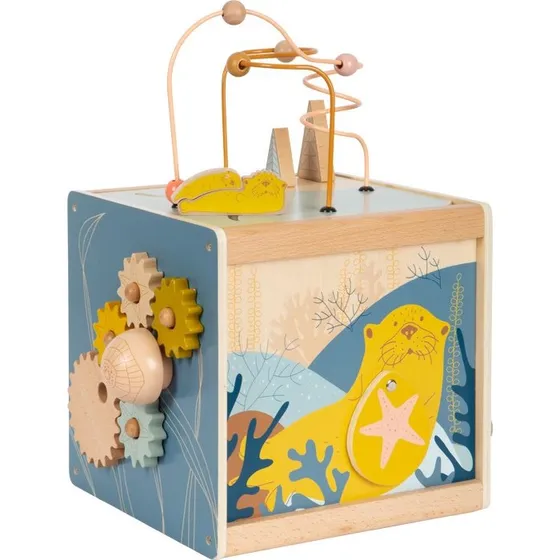 Moulinex Cube de motricité Seaside en bois