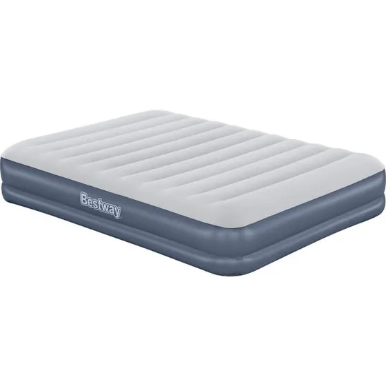 Bestway Tritech Queen - Matelas d'air 203x152x36 cm bleu/blanc