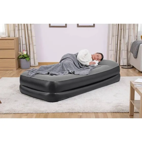 Bestway Lit Gonflable Tritech 191x97x46 cm Noir/Gris