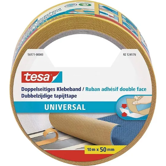 tesa Ruban adhésif double face 50 mm x 10 m