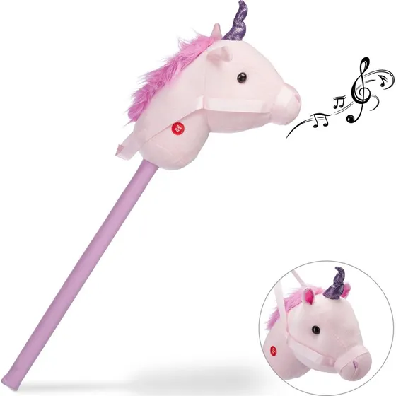 Licorne à bâton avec son - Cheval enchanté pour enfants