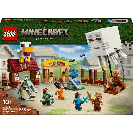 LEGO Minecraft 21273 Les Ghasts  l'attaque du village
