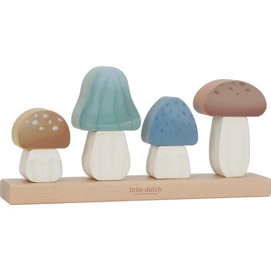 Little Dutch - Champignons à empiler Forest Friends