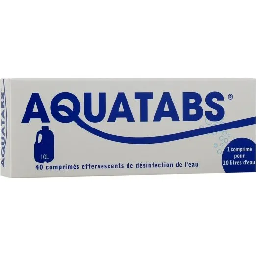 Aquatabs 40 comprimés effervescents