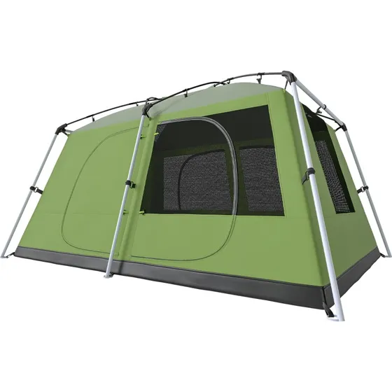 Outsunny Tente Familiale 4-8 Pers. avec Porche Vert