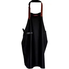 Kamado Joe - Tablier barbecue en cuir noir