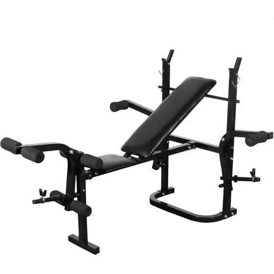 VidaXL Banc de musculation noir 90138