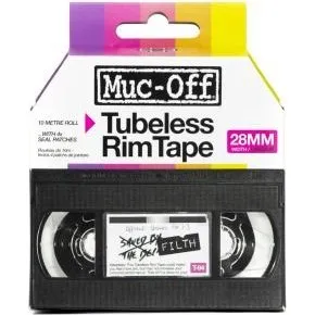 Muc-Off Ruban Jante Tubeless 10m x 28mm Noir