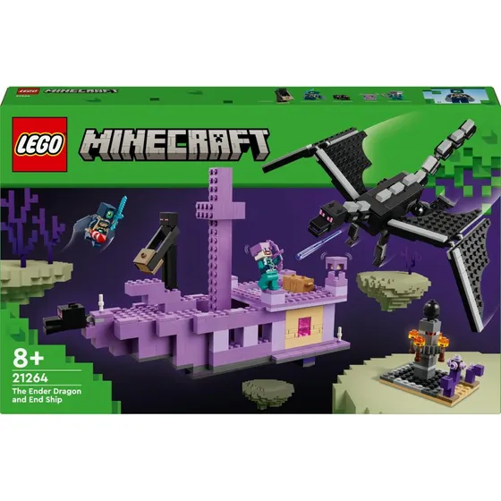 LEGO Minecraft 21264 Dragon et Navire de l'Ender