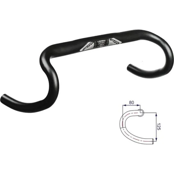 FSA Adventure Compact Guidon 31.8mm Noir 420mm