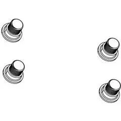 SRAM Force AXS D1 Kit Vis Plateau 4 Branches