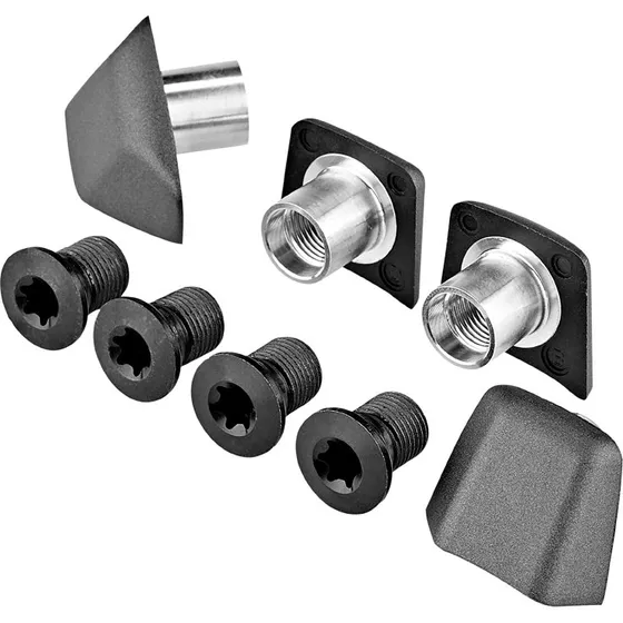 Shimano FC-R8000 Boulons Plateau Noir/Argent (x4)