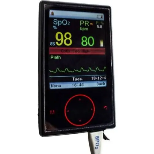 Mobiclinic Oxymètre de pouls numérique TFT, noir