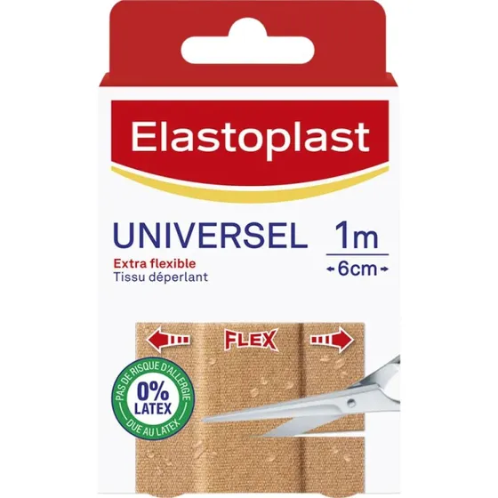 Elastoplast Universel 10 bandes à découper 1m x 6cm