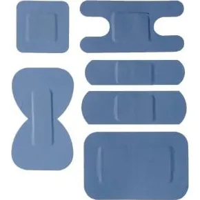 Aero Pansements bleus assortis (Lot de 100)