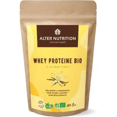 Alter Nutrition Whey Protéine Bio Vanille 1 kg