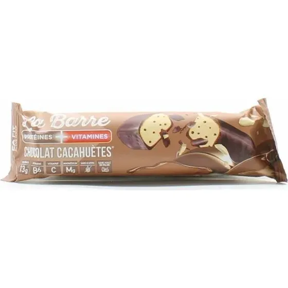 Eafit Barre Protéines + Vitamines Chocolat Cacahuètes 49g