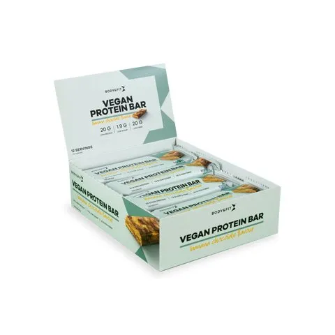 Body&Fit Bar à protéines végétaliennes Cookie Dough - 12 barres