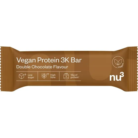 NU3 Barre protéinée au double chocolat vegan