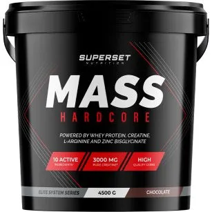 Superset Nutrition Mass Hardcore 4,5kg Vanille Crémeuse