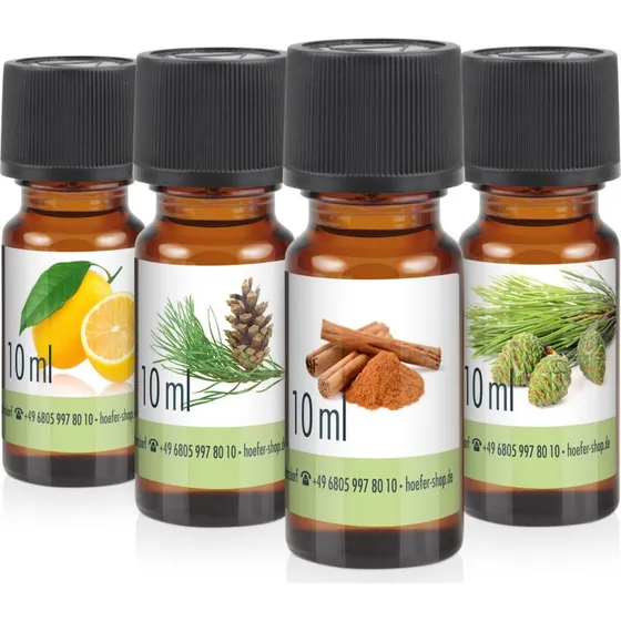 Geurolieflesjes 9 – Set 4x10 ml