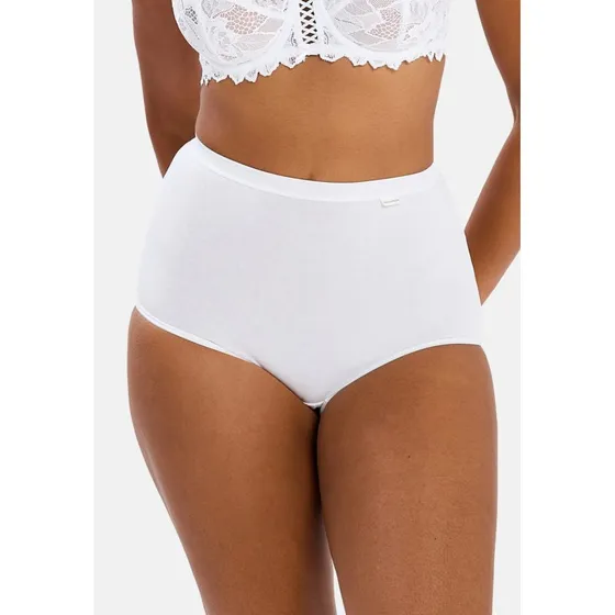 Simplement Coton - Lot de 3 Culottes Hautes Bio Blanc