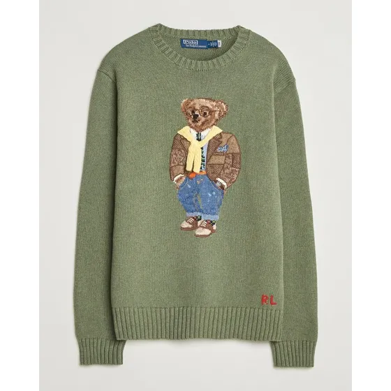 Polo Ralph Lauren Bear Sweater Heather