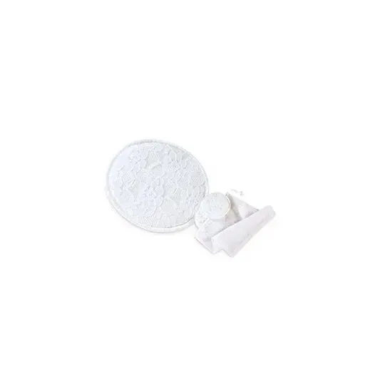 Nuk Coussinets d'allaitement lavables x6 blanc dentelle