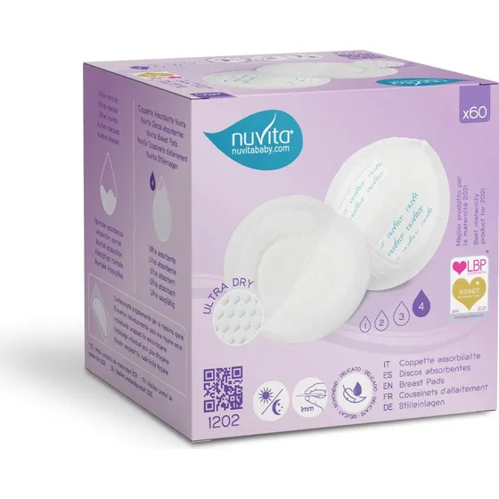 Nuvita Coupes absorbantes nuit/jour 60 pièces