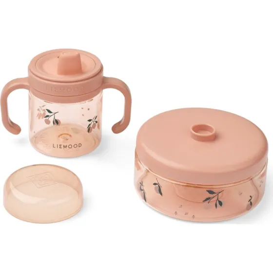 LIEWOOD Beatrix Tableware Set Peach/Sea Shell