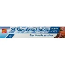 PUBLI EMBAL Sac congélation 22x35 cm X50