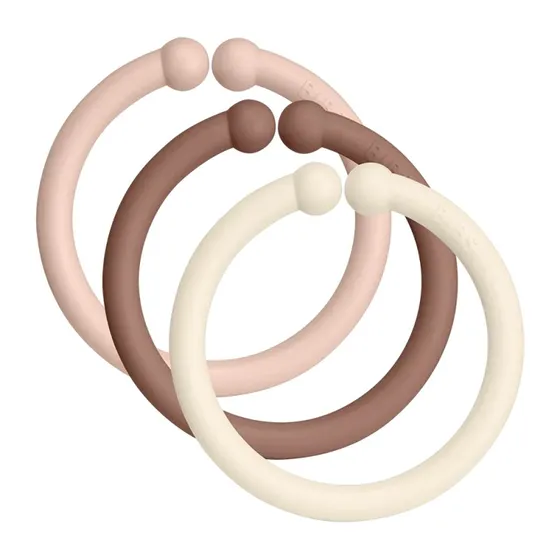 BIBS Loops 12 Pack Blush/Woodchuck/Ivory