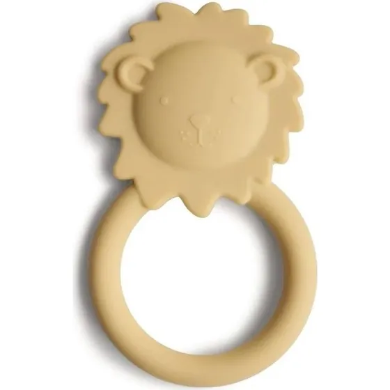 Mushie Anneau de dentition Soft Yellow