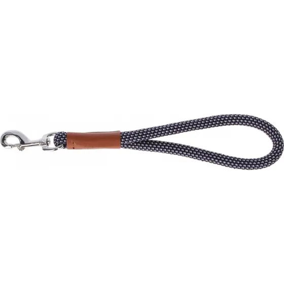 KERBL Phoenix Laisse Courte Bleu 14 mm x 35 cm