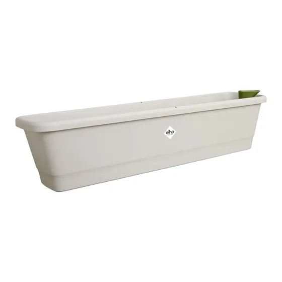 elho Noa Balcony Planter XL Gris Chaud 78x20x18 cm