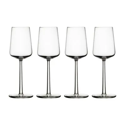 Iittala Essence - Verres à Vin Blanc Clair (Lot de 4, 33cl)