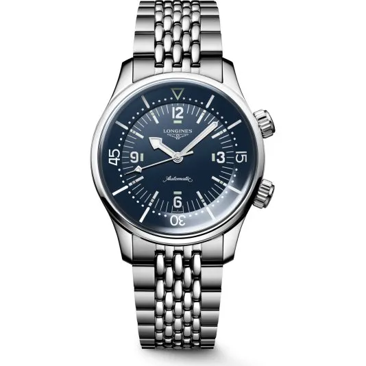 Longines Legend Diver 39mm Cadran Bleu Acier